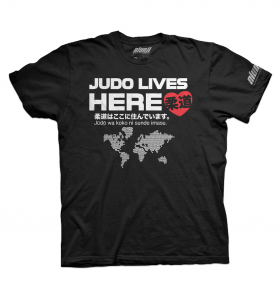Judo Lives Here - Black [Youth]